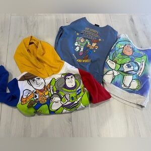 Toy Story Kids Hoodies - Blue, Yellow, Red